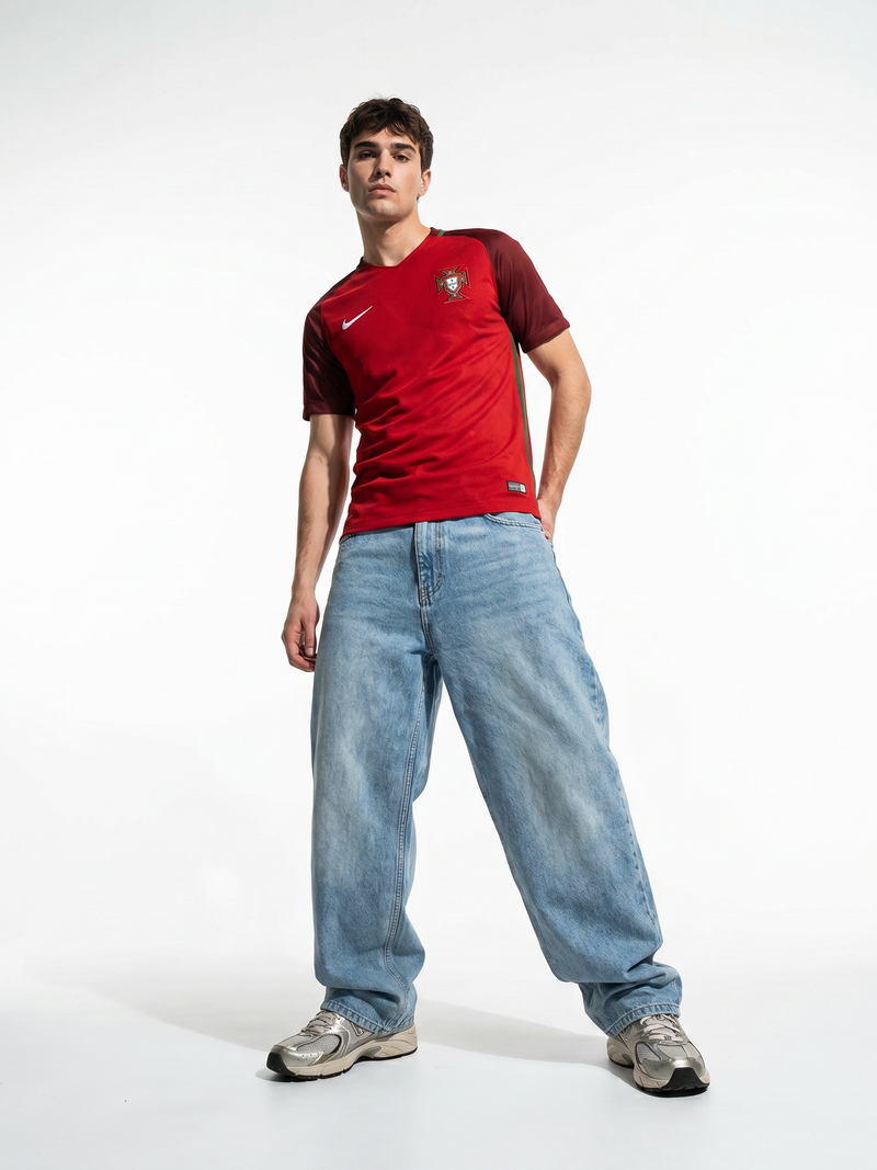 Portugal 15/16 Home Retro — EURO 2016 Champions - Image 2