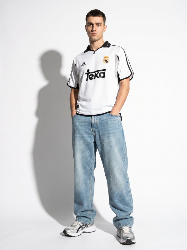 Real Madrid 00/01 Home Retro Jersey — Turn of the Century White - Secondary
