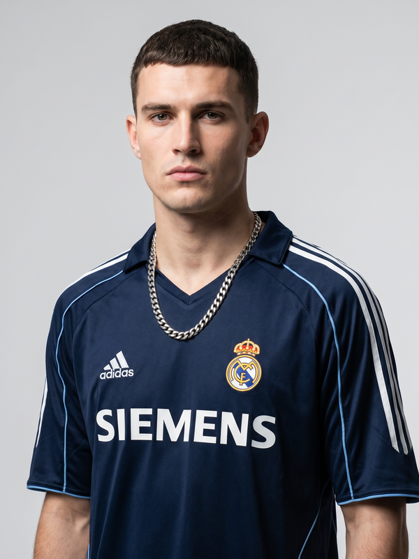 Real Madrid 05/06 Away Retro Jersey — The Galácticos Era