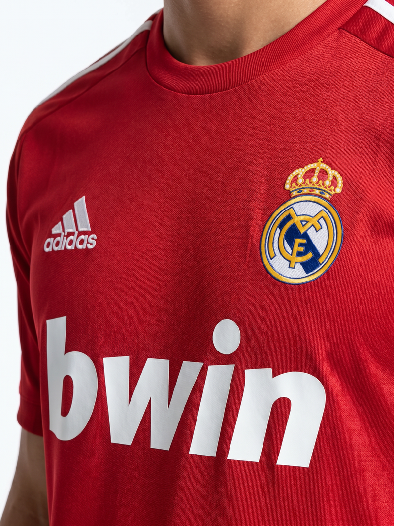 Real Madrid 11/12 Away Retro Jersey — The Red Glory Season - Image 3